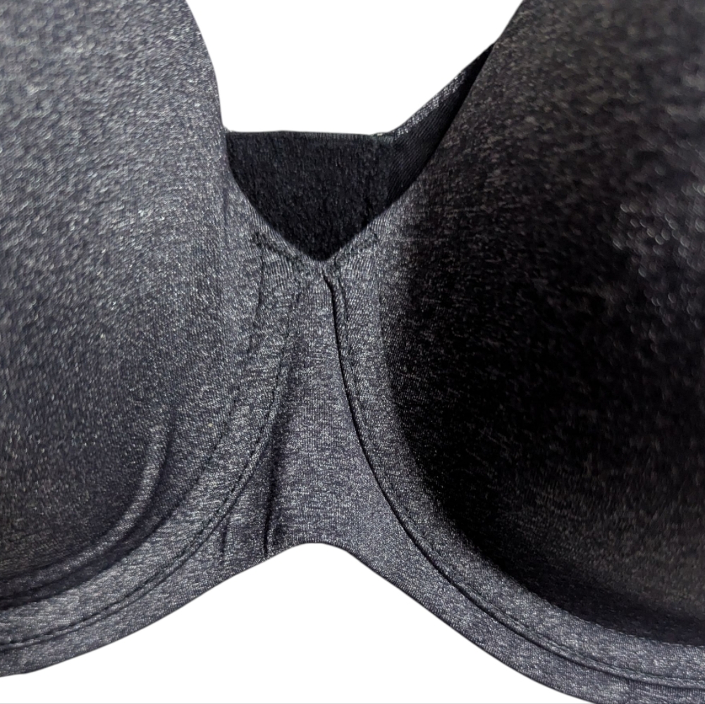 Ambrielle Women's Bra 36DDD Dark Gray Adjustable Straps Full Coverage W-513 - Picture 2 of 9